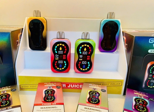 Bộ vape pod thuốc lá điện tử giá rẻ - pod GLINTY 30000 PUFFS (hút 1 lần 30000 hơi)