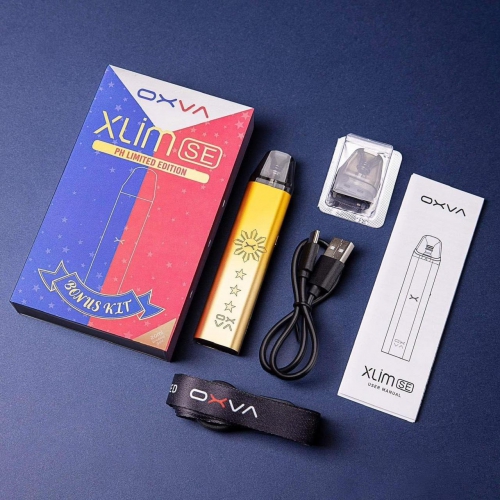 Bộ vape pod thuốc lá điện tử giá rẻ -pod Xlim SE Limited 25w - tặng kèm tinh dầu SALT NIC 30ml-30ni